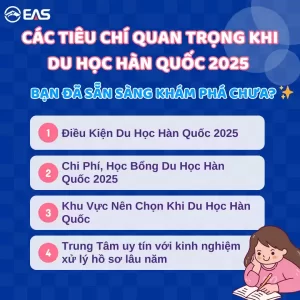 Du Học Hàn Quốc 2025 Điều Kiện, Chi Phí, Học Bổng & Bí Quyết Chọn Trường